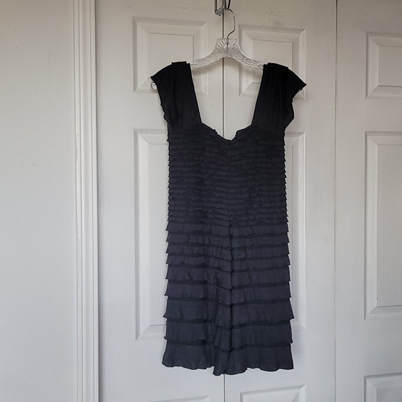 Black Ruffle Dress - Picture 4 of 5